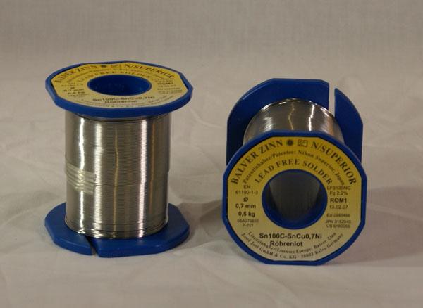 DKL Solder Wire SN100C type LF3135NC / 0.3mm dia.